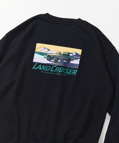 ランクル60 バックプリント クルーネックスウェット/ランドクルーザー