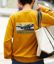 ランクル60 バックプリント クルーネックスウェット/ランドクルーザー
