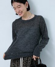 ウール入り ニットプルオーバー