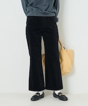 細コール セミフレアパンツ