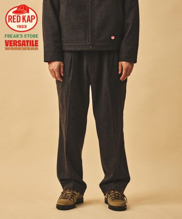 RED KAP × FREAK'S STORE 別注 SMU PT-38 2タック ツイード ワイドパンツ