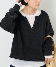 モールワッフル ショートスキッパーTシャツ