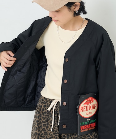 別注中綿ノーカラージャケット