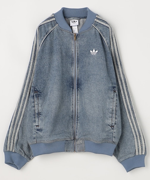 SST ADICOLOR DENIM TRACKTOP LIGHT WASH