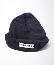 Straw Yarn Roll Knit Cap