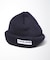 Straw Yarn Roll Knit Cap