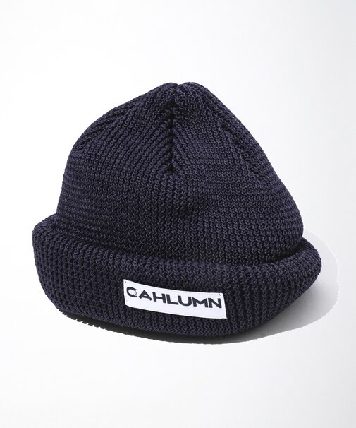 Straw Yarn Roll Knit Cap