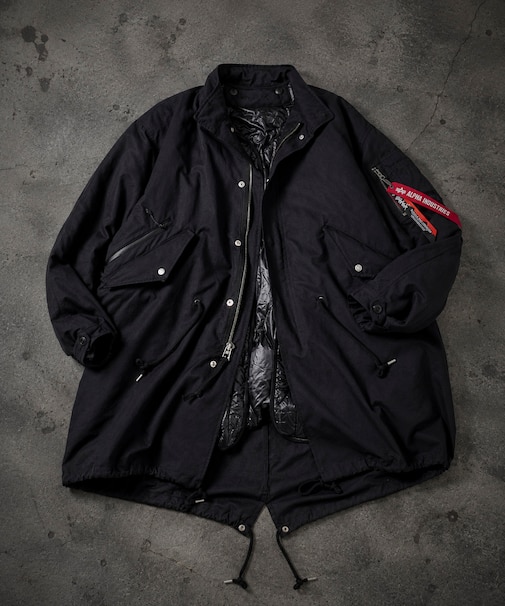 ALPHA INDUSTRIES × NANGA × FREAK'S STORE 別注 3WAY M-65 フィールドパーカ
