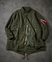 ALPHA INDUSTRIES × NANGA × FREAK'S STORE 別注 3WAY M-65 フィールドパーカ