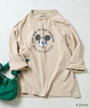 【MICKEY MOUSE】Circle Raglan Tシャツ