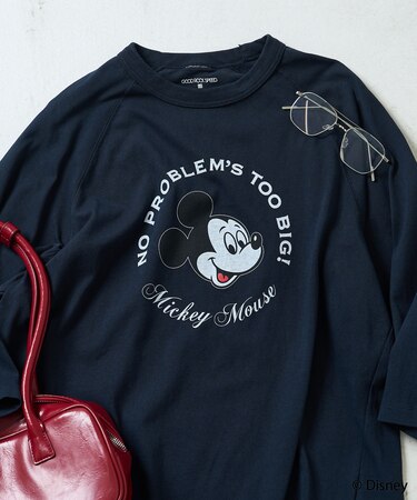 【MICKEY MOUSE】Circle Raglan Tシャツ
