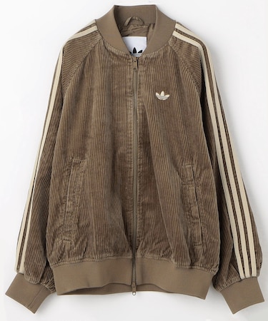 CORDUROY SST OVERSIZED TRACK TOP