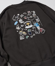 tombonia × FREAK'S STORE/トムボニア コラボ スポーツライフ バックデザイン クルーネックスウェット