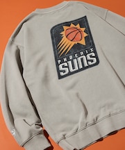 NBA × FREAK'S STORE 別注 チームバックロゴ ヘンリーネックスウェット