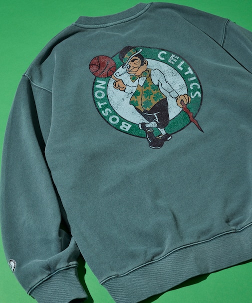 NBA × FREAK'S STORE 別注 チームバックロゴ ヘンリーネックスウェット