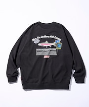 Coleman × FREAK'S STORE 別注 トラウトデザイン バックプリント クルーネックスウェット