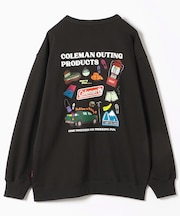 Coleman × FREAK'S STORE 別注 トレッキンググッズ クルーネック スウェット
