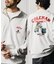 Coleman × FREAK'S STORE 別注 ヴィンテージカタログ ドッグデザイン ハーフジップスウェット