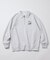 tombonia × FREAK'S STORE/トムボニア コラボ フットボールデザイン ポロカラー ハーフジップ スウェット