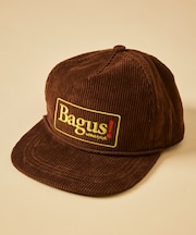 5パネル コーデュロイ BAGUS ロゴ トラッカーキャップ