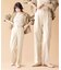 【WEB限定】配色ステッチセミワイドパンツ / セットアップ