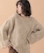 【WEB限定】総透かし編みニットプルオーバー