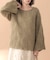 【WEB限定】総透かし編みニットプルオーバー