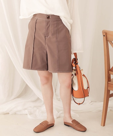 【WEB限定】花粉ガードセンターシームショートパンツ