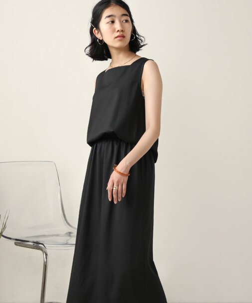 【WEB限定】ドッキングノースリワンピース