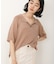 【WEB限定】半袖ポロニットプルオーバー