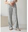 【WEB限定】チェックロングパンツ