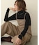 【WEB限定】ストライプ柄ストレートサロペット