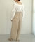 【WEB限定】ストライプ柄ストレートサロペット