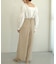 【WEB限定】ストライプ柄ストレートサロペット