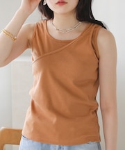 アシメデザインタンクトップ