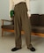 【セットアップ可能】ボタンフライハイウエストパンツ