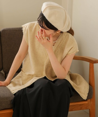クロスラインフェルト帽