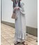 裾アシメプリーツワンピース