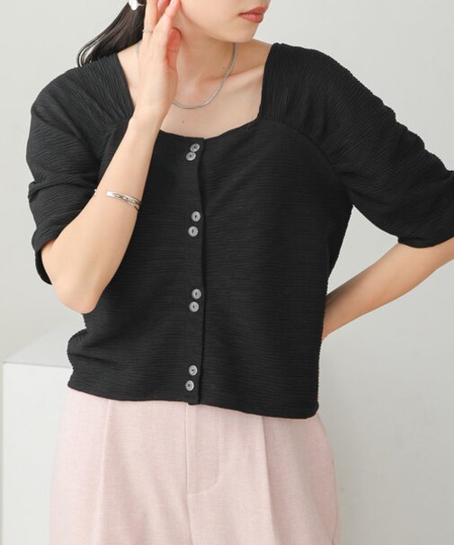 前後2WAYショート丈トップス