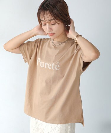 シルケット天竺フロッキーTシャツ