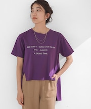 発泡ロゴプリントTシャツ