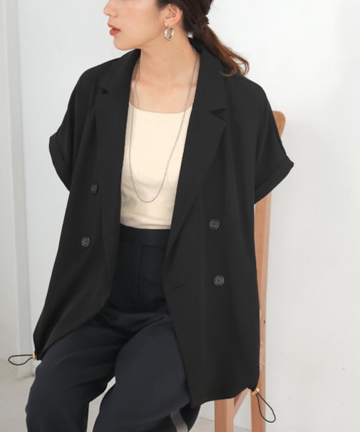 ジレ風ジャケット