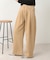 タックワイドパンツ