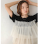 チュールドッキングＴシャツ