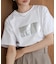 オーバーサイズ箔ロゴTeeシャツ