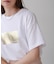 オーバーサイズ箔ロゴTeeシャツ