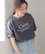 刺繍ロゴシアーブラウスＴシャツ