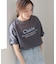 刺繍ロゴシアーブラウスＴシャツ