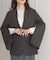 【オケージョンドレス/結婚式/2サイズ展開/SET ITEM/インナー付き/裏地付き】袖スリットジャケット