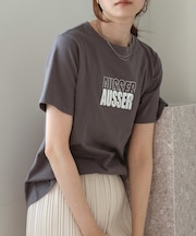 シルバーロゴプリントＴシャツ